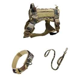 Tactical Dog Valjaat Service Koiran valjaat, kolmiosainen setti Naamiointi L