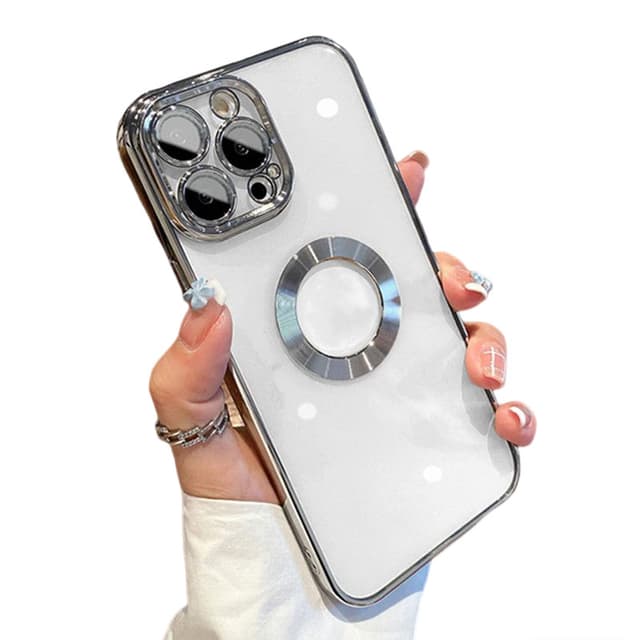 Mobilskal med kameraskydd Silver iPhone 14 Pro