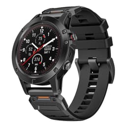 22 mm urrem til Garmin Fenix 3/5/5X/6X/7X Sort