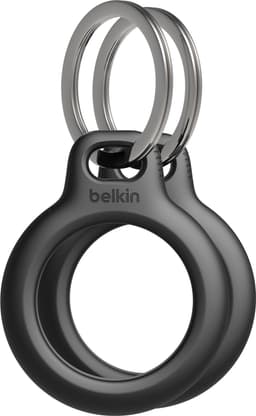 Belkin Secure AirTag holder med nøglering 2stk (sort)