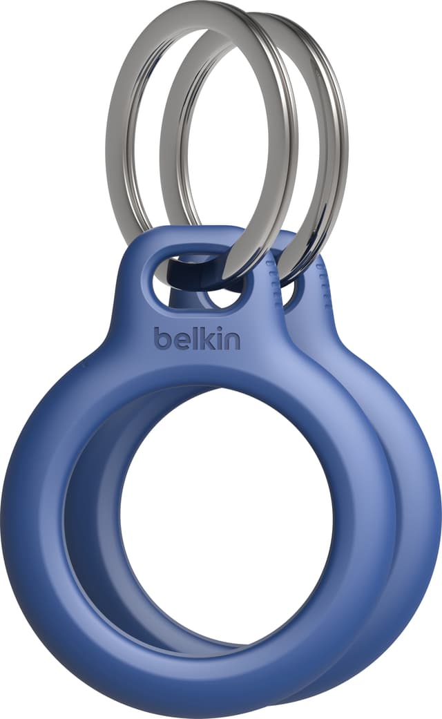 Belkin Secure AirTag-holder med nøkkelring 2-pakning (blå)
