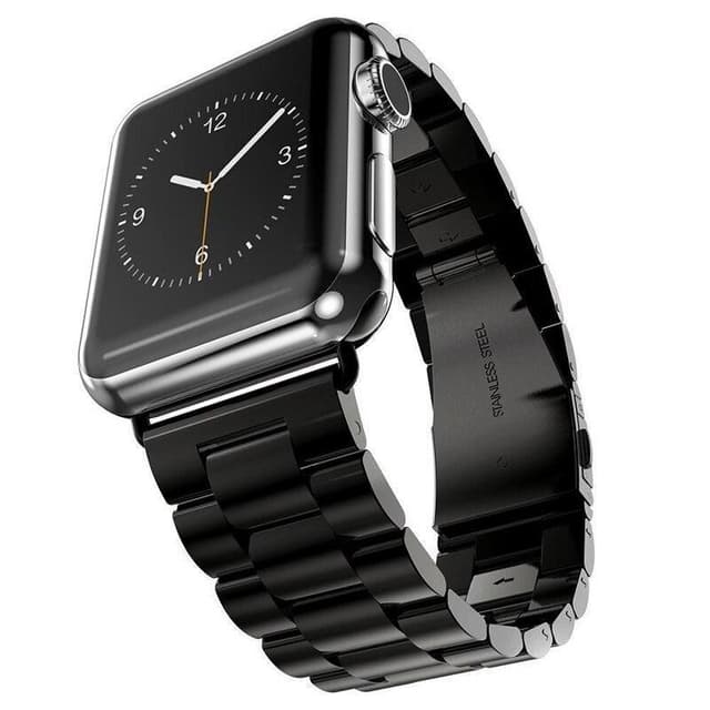 SKALO Lænkearmbånd Apple Watch Series 10 42mm - Sort