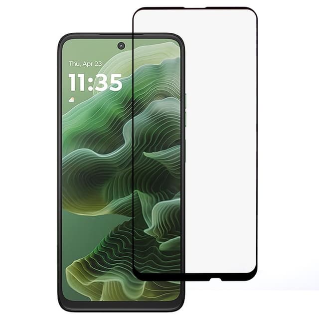 SKALO Motorola Moto G35 5G FULL-FIT Hærdet Glas Skærmbeskyttelse - Sort
