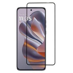 2-PACK SKALO Motorola Edge 50 Neo 5G Heltäckande Skärmskydd Härdat Glas - Svart
