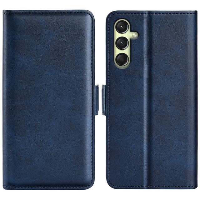 SKALO Samsung A16 Premium Plånboksfodral - Blå