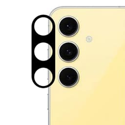 2-PACK SKALO Samsung Galaxy S24 FE 3D Linsskydd/Kameraskydd Härdat Glas - Svart