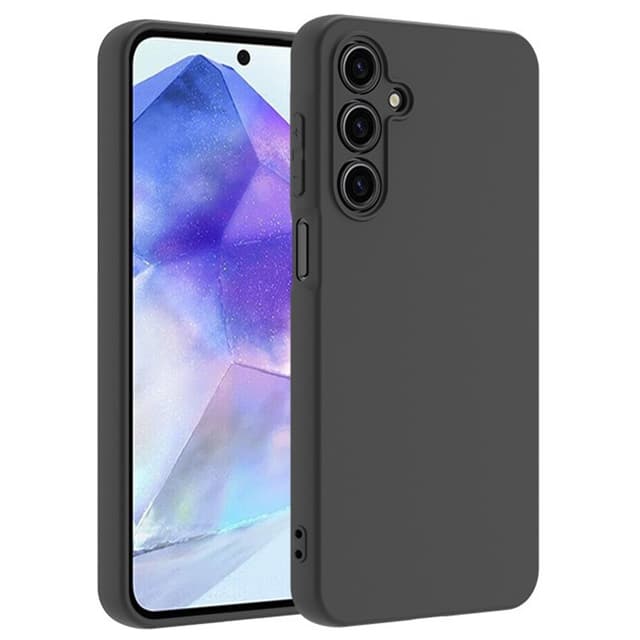 SKALO Samsung A16 Mattamusta erittäin ohut TPU-suojakuori