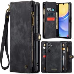 CaseMe Samsung A16 008 BIg Wallet 2in1 Magnet Plånboksfodral - Svart