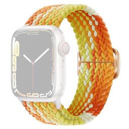 SKALO Flettet Rem Apple Watch Series 7-9 41mm - Orange-Gul
