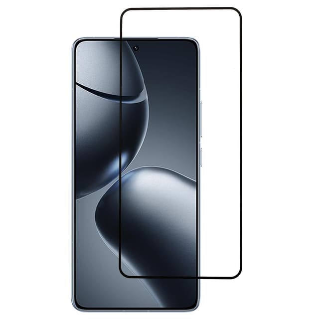 2-PACK SKALO Xiaomi 14T Pro Heltäckande Skärmskydd Härdat Glas - Svart