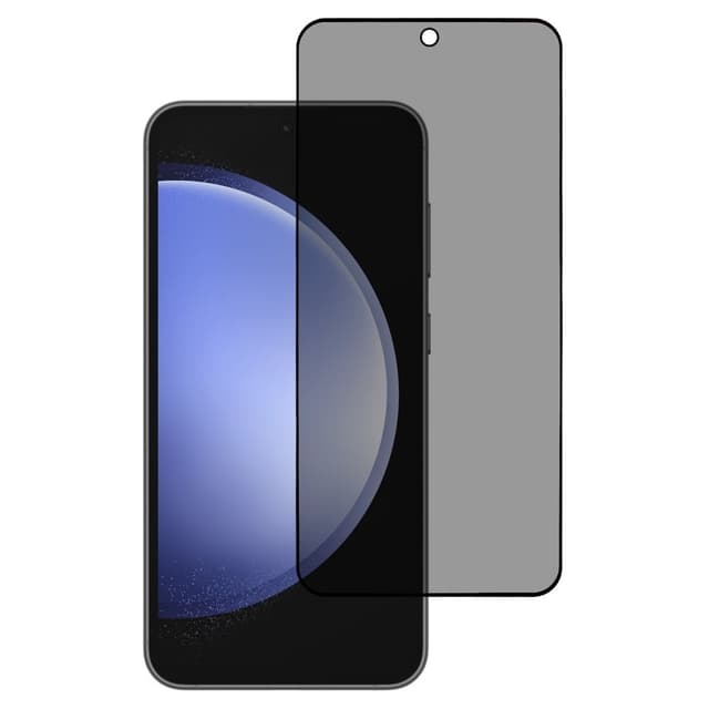 2-PACK SKALO Samsung Galaxy S24 FE Privacy Skärmskydd Härdat Glas - Svart