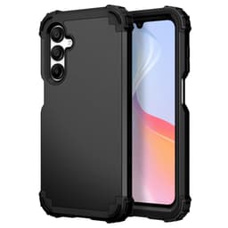 SKALO Samsung A16 Shockproof Armor Suojakuori - Musta