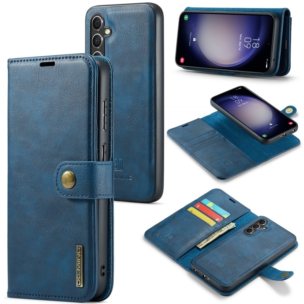 DG MING Samsung A16 2-in-1 magneetti lompakkokotelo - Sininen