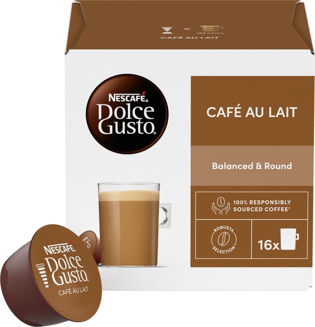 NESCAFÉ Dolce Gusto Cafe au Lait kaffekapsler (16 pk)