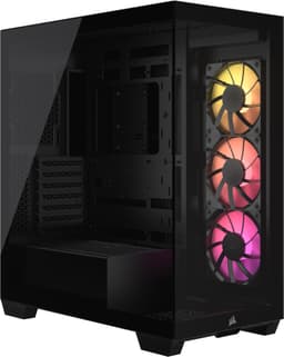 Corsair 3500X ARGB PC kabinet (sort/glass)