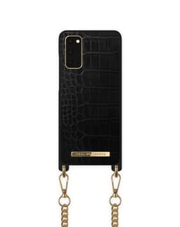 Necklace Case Galaxy S20 Jet Black Croco