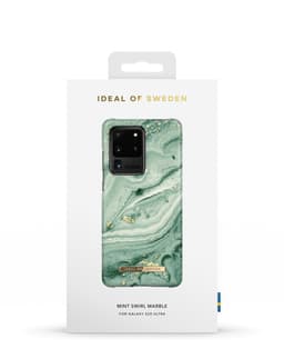 Printed Case Galaxy S20 Ultra Mint Swirl Marble