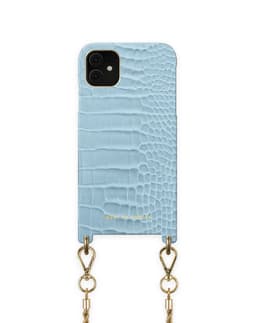 Atelier Necklace iPhone 11 / XR Sky Blue Croco