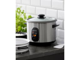 Nordic Sense Riskokare 1,5 liter 500 watt Stål/Svart