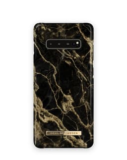Fashion Case Galaxy S10+ Golden Smoke Marble