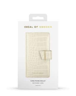 Cora Phone Wallet iPhone 13 Mini Beige Croco