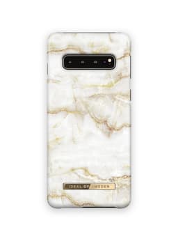 Printed Case Galaxy S10 Golden Pearl Marble