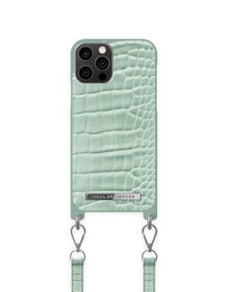 Atelier Necklace Case iPhone 12/12P Mint Croco