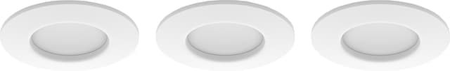 Philips Hue WCA Slim liten, innfelt LED-lampe (3-pakning, hvit)