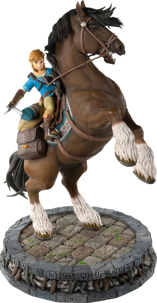 First 4 Figures Zelda: Breath of the Wild figur (Link on Horseback)