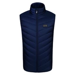 Oppvarmet Vest M01, Dual-Control med 15 varmesoner Blå L