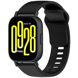 Silikonreim til Redmi Watch 5 Active - Hvit Sort