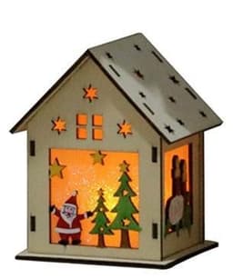 DIY Jullykta med tomte och LED-Ljus i olika färger