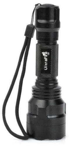 UltraFire lommelygte 2200lm, svart