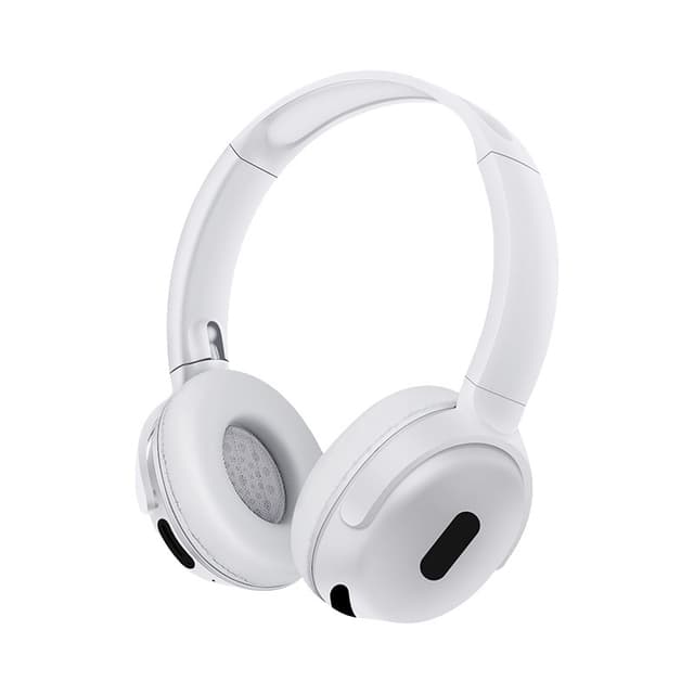 Trådløse stereohodetelefoner med Bluetooth 5.3 og langvarig batteri Hvit