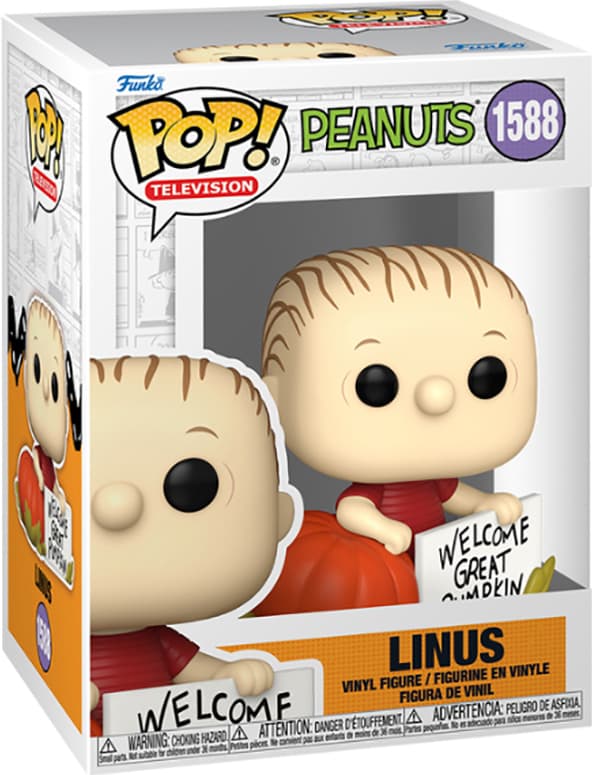 Funko POP Peanuts actionfigur (Linus med pumpa)