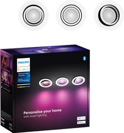 Philips Hue Centura upotettava pyöreä spottivalo 3x4,2W GU10 (valk.)