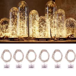 Lyskæde / Led-kæde - 2m hvidt lys