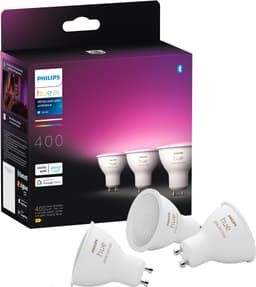 Philips Hue WCA LED-pære 4,2W, GU10 (3-pk)