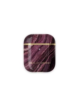 Printed AirPods Case Golden Plum