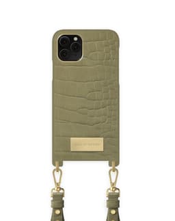 Atelier Necklace iPhone 11P/XS/X Sage Croco