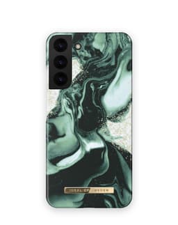 Printed Case Galaxy S22P Golden Olive Marble