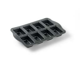 Mini loaf pan 8 holes grey Fun