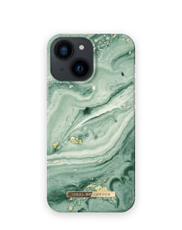 Printed Case iPhone 13 Mini Mint Swirl Mrbl