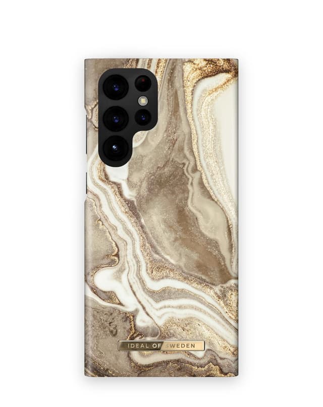 Printed Case Galaxy S22U Golden Sand Marble