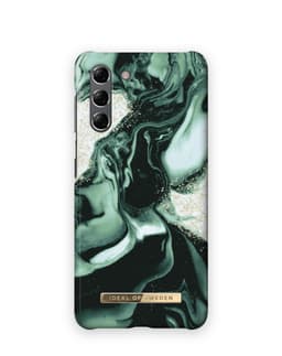 Printed Case Galaxy S21 Golden Olive Marb