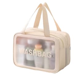 Necessär med Dubbla Lager Vit L