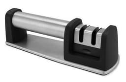 Knivsliber, 2 slibeskiver, rustfrit stål