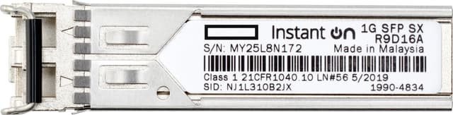 HPE Networking IO 1G SFP LC SX 500m MMF-sender/mottaker