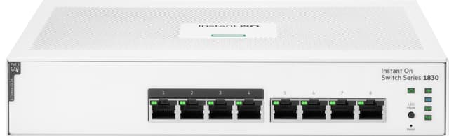 HPE Networking Instant On 1830 (8p Gigabit CL4 PoE 65W) nätverksswitch