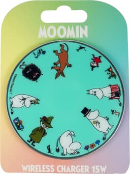 Moomin 15W trådløs lader (turkis)